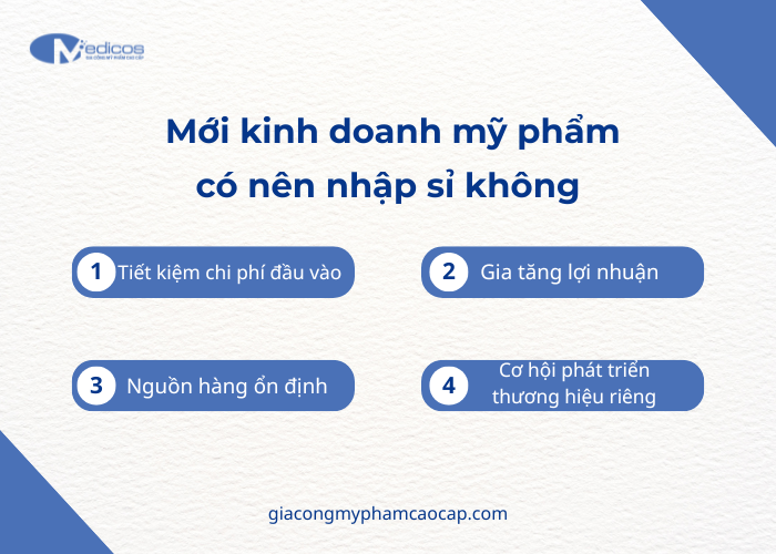 Lợi ích khi nhập sỉ mỹ phẩm để kinh doanh