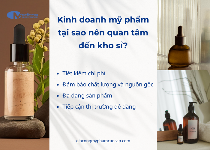 Vì sao kinh doanh mỹ phẩm phải chú trọng lựa chọn kho sỉ uy tín?